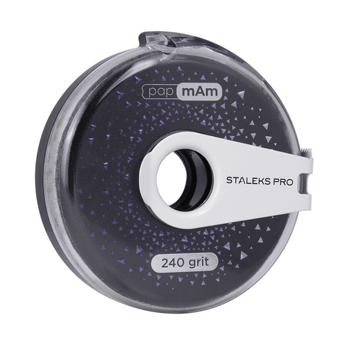 Disposable abrasive tape papmAm EXCLUSIVE in a plastic case STALEKS PRO 240 grit - Фото №1
