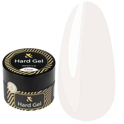 Twardy żel budujący FOX Hard gel Clear 15 ml
