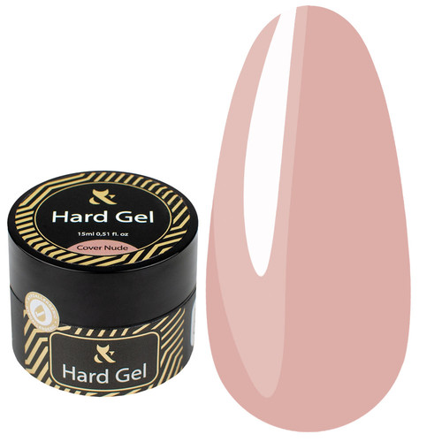 Żel przedłużający FOX Hard Gel Cover Nude 15 ml - Фото №1