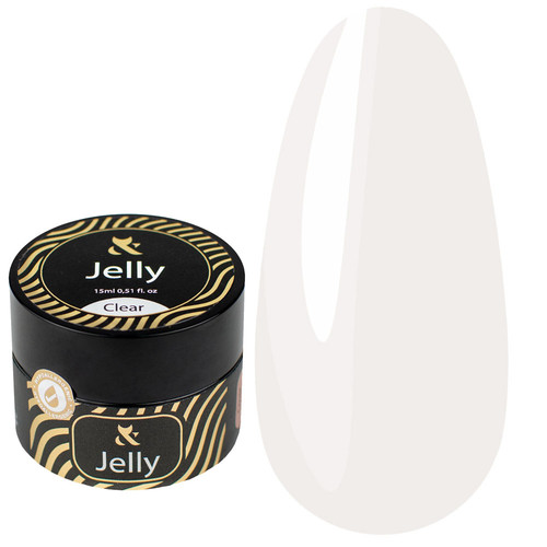 Żel przedłużający FOX Jelly Clear przezroczysty 15 ml - Фото №1