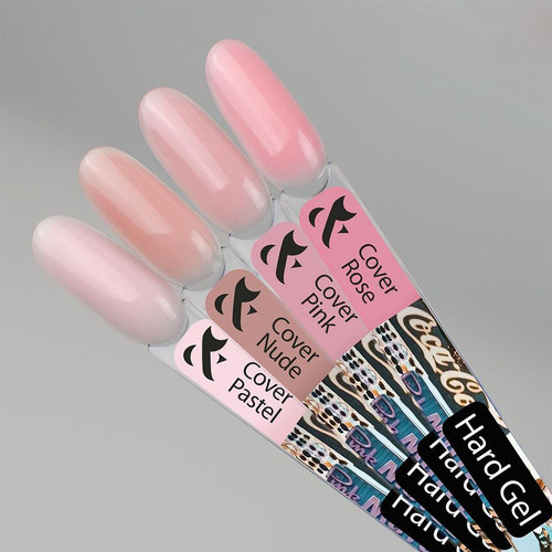 Żel przedłużający FOX Hard Gel Cover Nude 15 ml - Фото №2