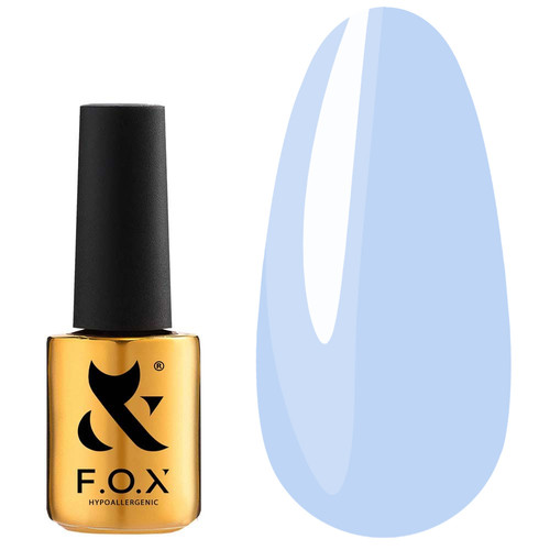 Lakier hybrydowy FOX Spectrum złoty 100 emalia błękitny 7 ml