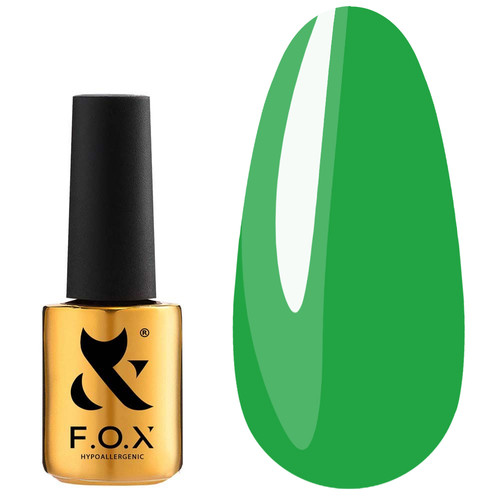 Lakier hybrydowy FOX Spectrum złoty 105 emalia zielony 7 ml