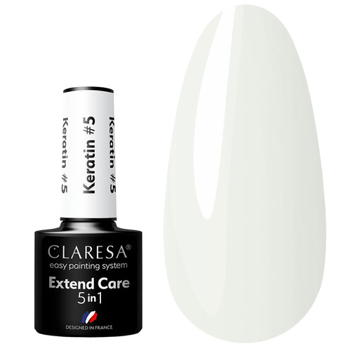 Baza hybrydowa Claresa 5W1 EXTEND CARE 5 IN 1 KERATIN 5 5 ml