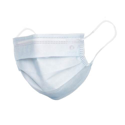 Maska Medyczna Opharm 50 sztuk niebieska - Фото №2
