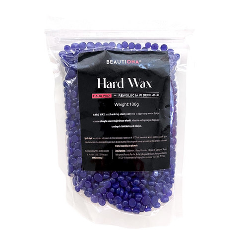 Wosk twardy BEAUTIONA Hard Wax 100g Fioletowy