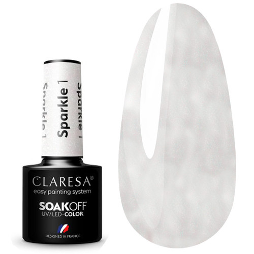 Лак Claresa гибридный SPARKLE 1 жемчужина, 5г