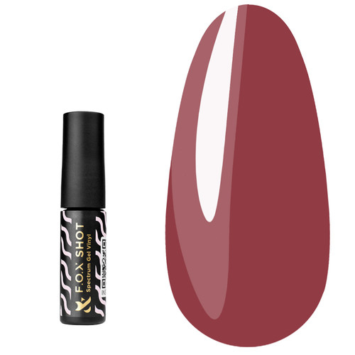 Lakier hybrydowy FOX SHOT Gel Vinyl 087 dżem truskawkowy, 5 g