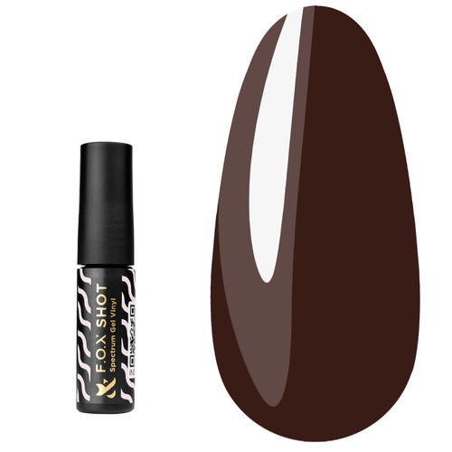 Lakier hybrydowy FOX SHOT Gel Vinyl Spectrum Gel Vinyl 119 brązowy, 5 g