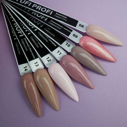 Lakier hybrydowy TUFI profi PREMIUM Cappuccino  14 Latte 8ml (0102597) - Фото №4