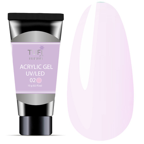Acrylgel TUFI profi PREMIUM 02 Delikatna chmura 15 g (0098909) - Фото №1
