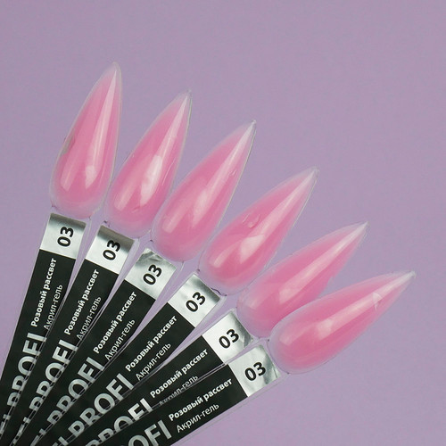 Acrylgel TUFI profi PREMIUM 03 Różowy świt 15 g (0098910) - Фото №3