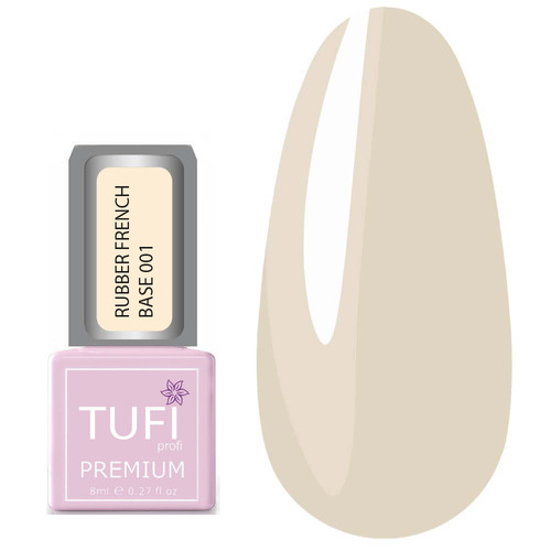 Baza hybrydowa TUFI profi PREMIUM Rubber French Base 001 Pieczone mleko 8 ml (0100359) - Фото №1