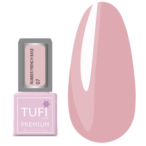 База TUFI profi PREMIUM Rubber French Base 007 черешенка 8 мл (0123392)