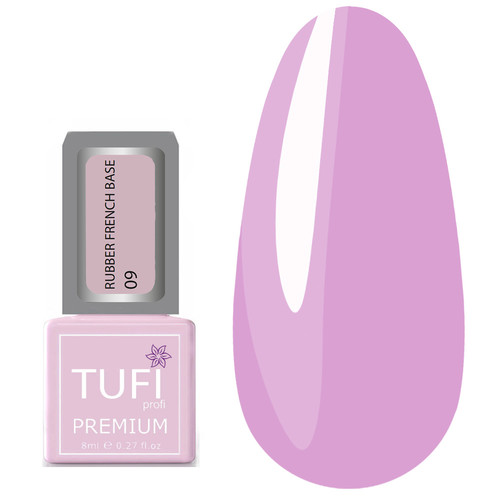 Baza hybrydowa TUFI profi PREMIUM Rubber French Base 009 Zimna róża 8 ml (0123395) - Фото №1
