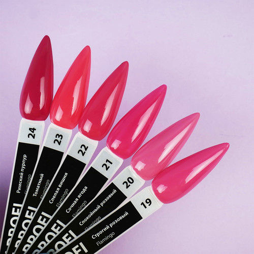 Lakier hybrydowy TUFI profi  PREMIUM Flamingo  22 Dojrzała wiśnia 8ml (0121313) - Фото №3