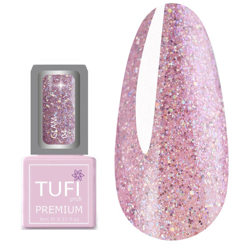 Гель-лак TUFI profi PREMIUM Glam 04 Аврора 8 мл (0121684)
