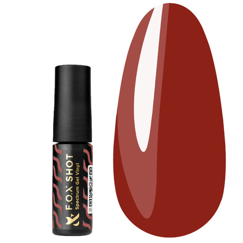 Gel polish FOX SHOT Spectrum №038 gel polish 5 ml burgundy