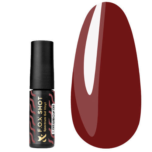 Gel polish FOX SHOT Spectrum №039 gel polish 5 ml maroon