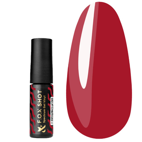 Gel polish FOX SHOT Spectrum №114 gel polish 5 ml berry red