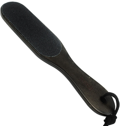 Pilnik do stóp Kodi drewniany czarny, 26 cm ziarnistość 100/180
