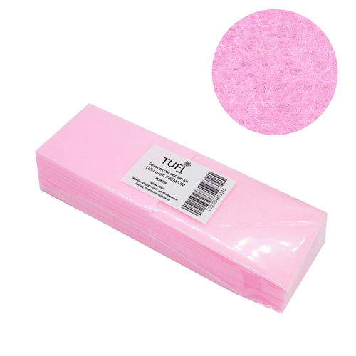 Waciki bezpyłowe TUFI Profi PREMIUM  różowe 4x6 cm 70 szt (104167) - Фото №1
