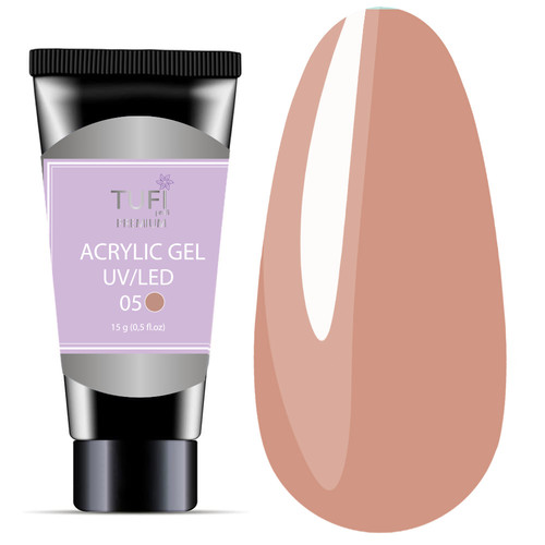 Acrylgel TUFI profi PREMIUM 05 Karmel 15 g (0099063) - Фото №1