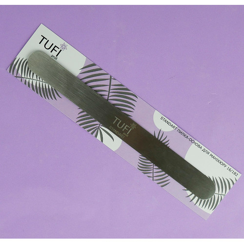 Standart TUFI profi металлическая пилка-основа для маникюра 16/182 мм 1 шт (0102407) - Фото №2