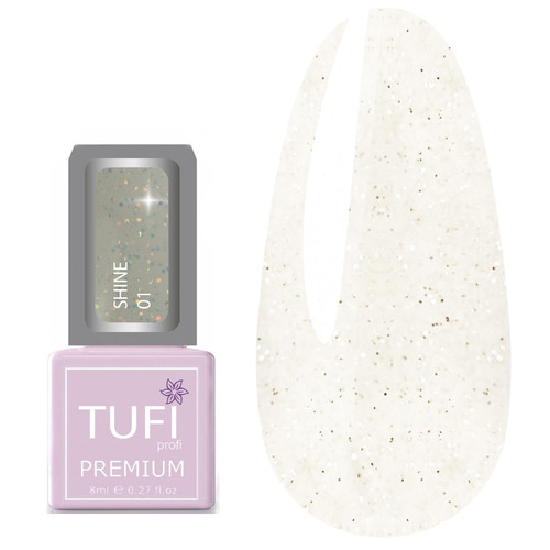 Lakier hybrydowy TUFI profi  PREMIUM Shine  01 Marilyn 8 ml (0123416) - Фото №1