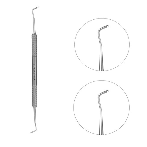 Лопатка педикюрная Staleks Pro EXPERT 20 TYPE 2  (кюретка двухсторонняя)