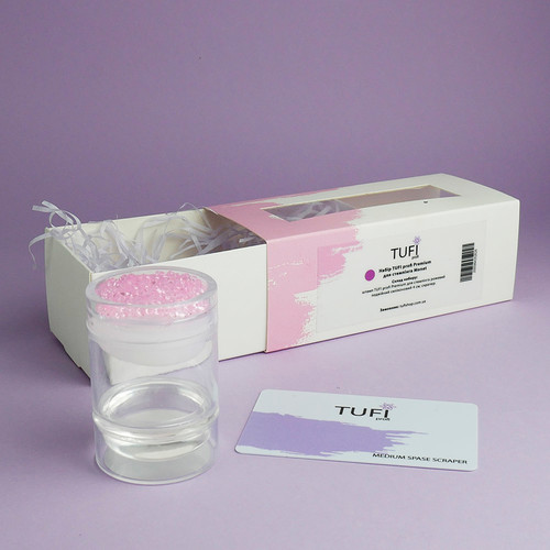 Zestaw do stempli TUFI profi PREMIUM Monet (różowy stempel + skrobak) (0102071) - Фото №3