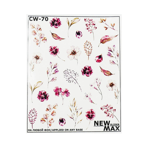 Slider NEW MAX CW-70 flowers