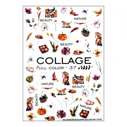 Slider design Crystaloff Collage full color 37 nature