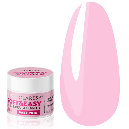 Builder gel Claresa SOFT&EASY BUILDER GEL BABY PINK 12g