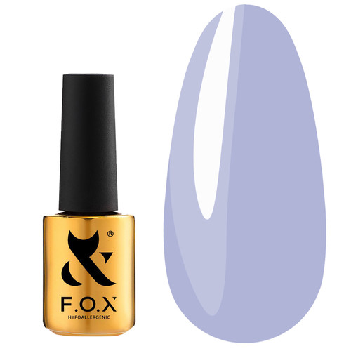 Lakier hybrydowy FOX Spectrum gold 059 pastelowy szary niebieski, 7 ml