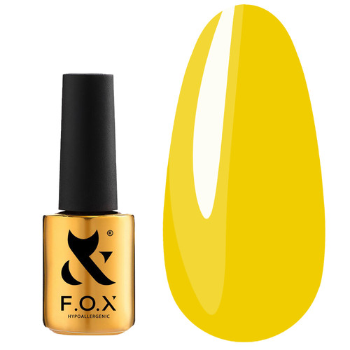 Lakier hybrydowy FOX Spectrum gold 066 słoneczny żółty, 7 ml