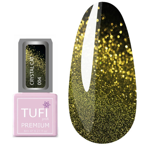 Lakier hybrydowy TUFI profi PREMIUM Crystal Cat 04 Turmalin 8 ml (0100511) - Фото №1