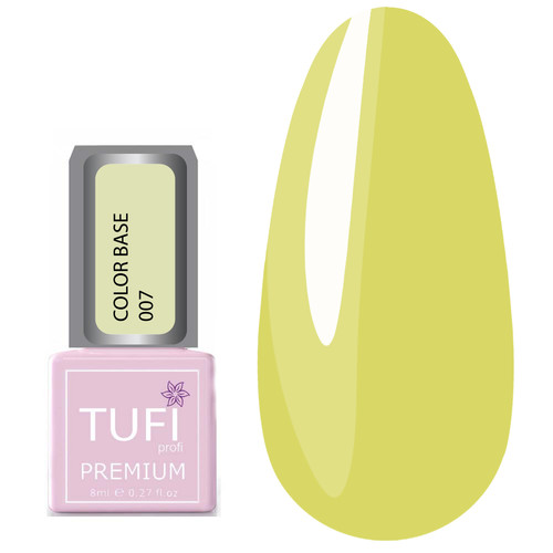 Цветная база TUFI profi PREMIUM Color Base 007 желтый 8 мл (0103705)
