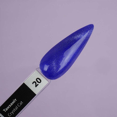 Lakier hybrydowy TUFI profi PREMIUM Crystal Cat 20 Tanzanit 8 ml (0173911) - Фото №3