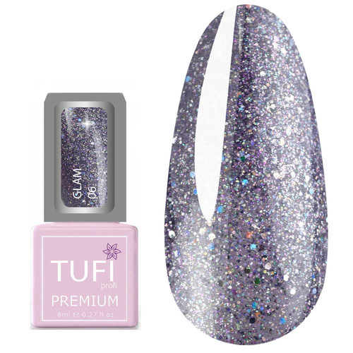 Гель-лак TUFI profi PREMIUM Glam 06 Юнона 8 мл (0121686) - Фото №1