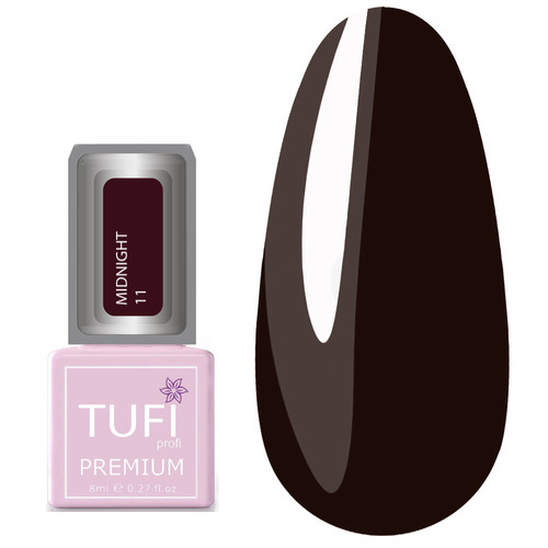 Гель-лак TUFI profi PREMIUM Midnight 11 гавана 8мл (0102629)