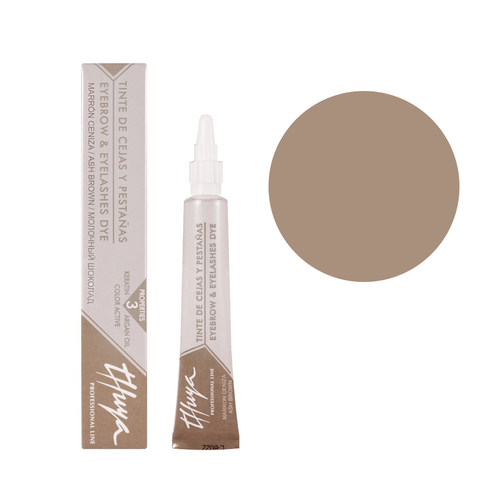 Farba Thuya arganowo-keratynowa do brwi i rzęs Mleczna Czekolada/Ash Brown 14 ml - Фото №1
