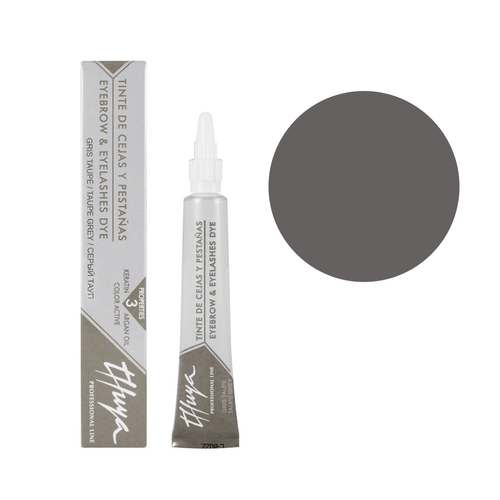 Farba Thuya arganowo-keratynowa do brwi i rzęs Szaro-brązowy/Taupe Grey 14ml - Фото №1