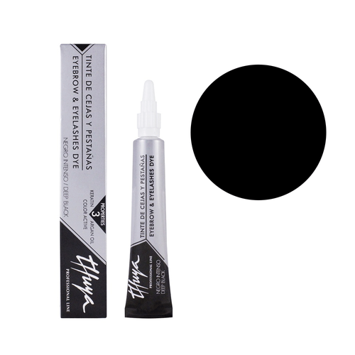 Farba Thuya arganowo-keratynowa do brwi i rzęs Czerń/Deep Black 14ml - Фото №1