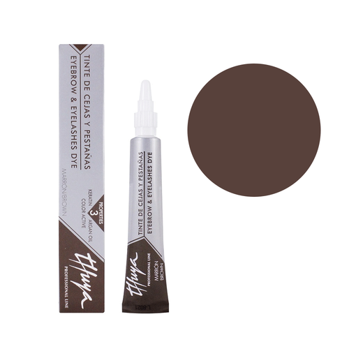 Farba Thuya arganowo-keratynowa do brwi i rzęs Brąz/Brown 14ml - Фото №1