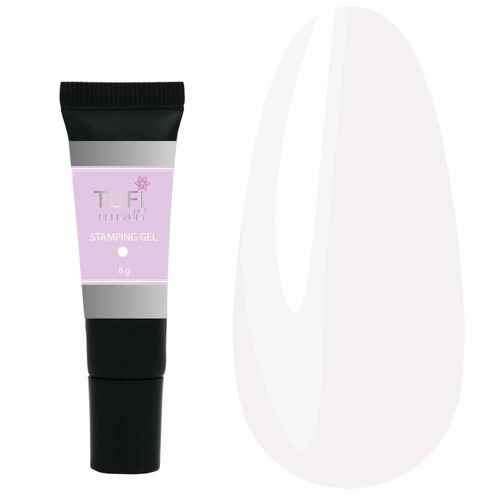 Żel do stempli TUFI Profi Premium Stamping gel 001 biały 8 g (0102068) - Фото №1