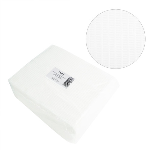 Jednorazowe maty do paznokci papierowe TUFI profi PREMIUM białe 40х32 сm 50 szt (0104197) - Фото №1