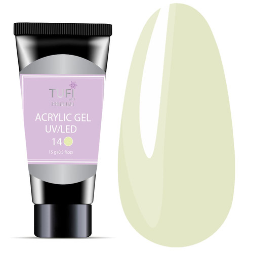 Acrylgel TUFI profi PREMIUM 14 twarożek cytrynowy 15 g (0121668) - Фото №1