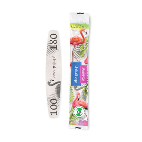 Aba Group SAFE PACKAGE Nail file ELIPSE 100/180 STANDARD - FLAMING - Фото №2