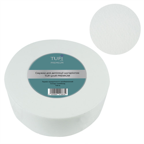 Paski do depilacji TUFI profi PREMIUM cukrowanie  w rolce 100 m (0121778) - Фото №1